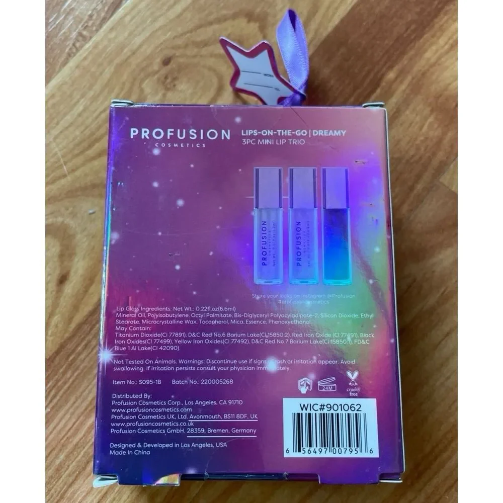 Profusión Cosmetics Lips‎ on the Go Dreamy  3 pieces